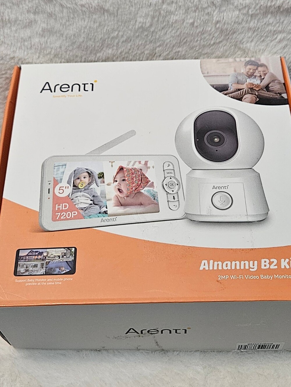 Alnanny B2 Kidt Video Baby Monitor - 720P HD
